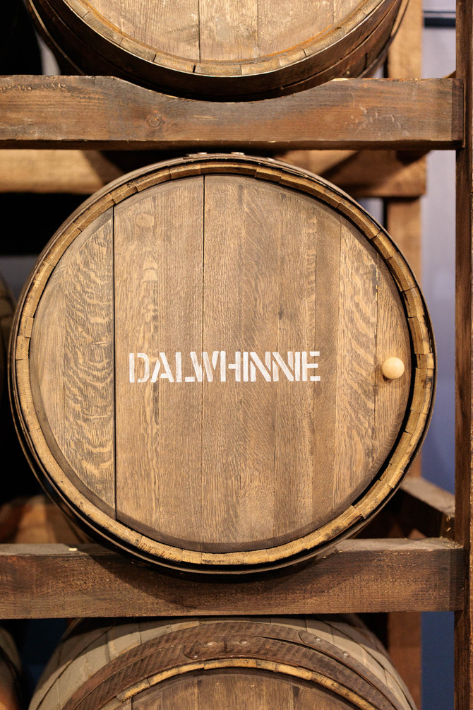 Een vat Dalwhinnie Whisky