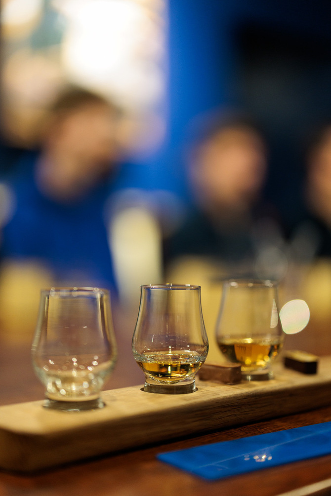 Whisky tasting met 3 glaasjes
